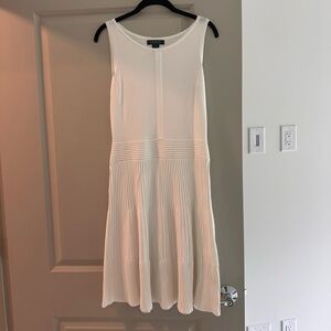 Ralph Lauren white pleated dress size S
